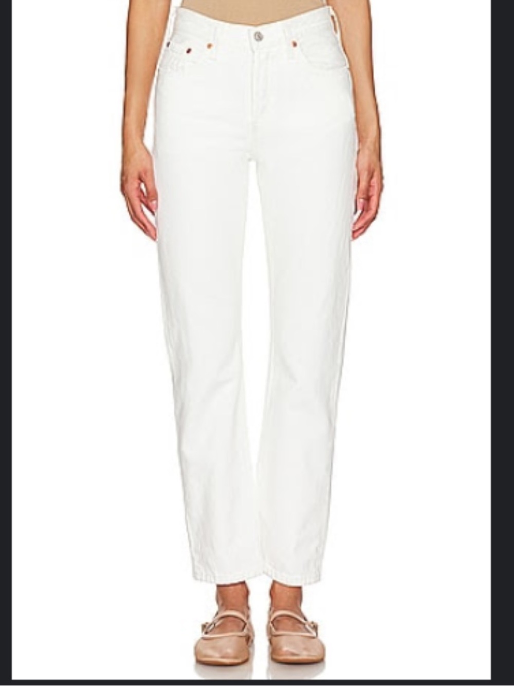 Levi's 501 Straight in Blank Slate